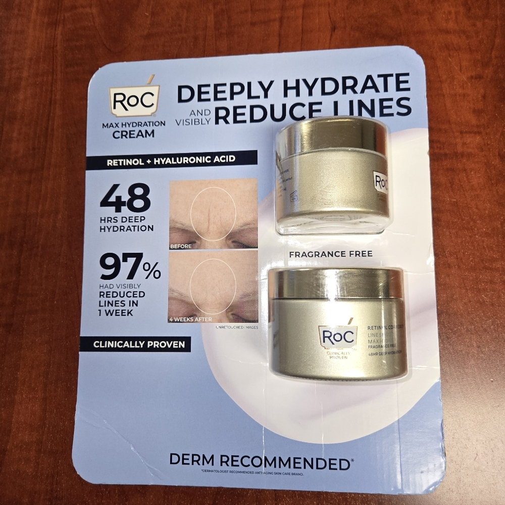RoC Retinol Correxion MAX Daily Hydration Creme Advanced AntiWrinkle 1.7oz 3.4oz